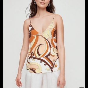 Aritzia Wilfred Boscono Camisole NWT, Coachella, 70’s, retro